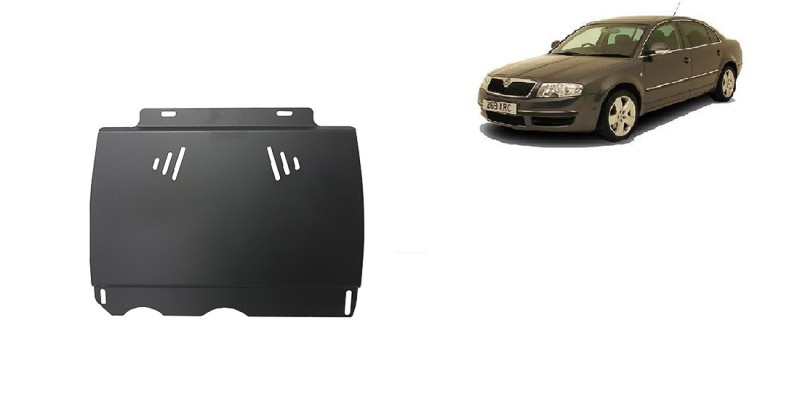 Stalowa płyta pod manualną skrzynię biegów Skoda Superb (2001-2008)