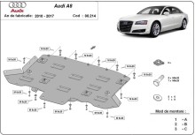 Stalowa płyta pod skrzynię biegów Audi A8 (2010-2017)