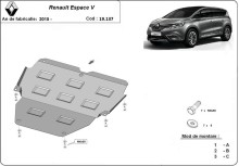 Stalowa płyta pod silnik Renault Espace 5 (2015-2026)