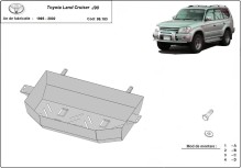 Stalowa płyta pod zbiornik paliwa Toyota Land Cruiser J90 (1995-2002)