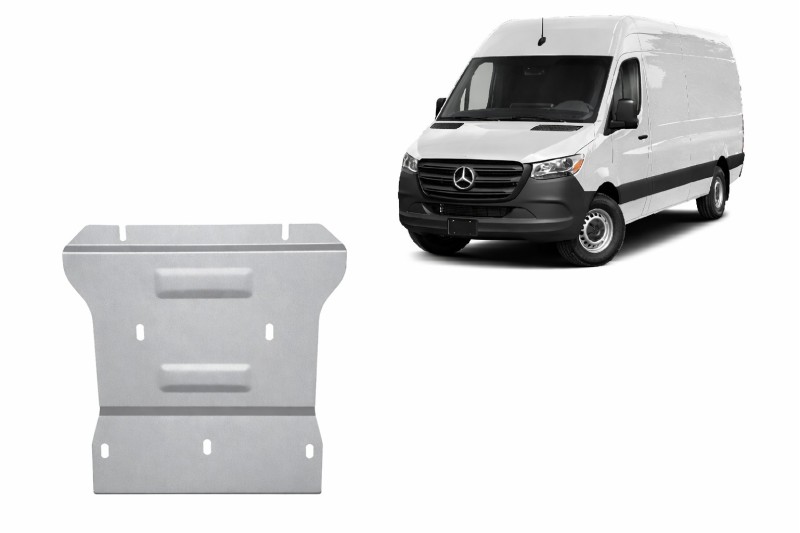 Aluminiowa płyta pod skrzynię biegów Mercedes Sprinter 4x4 (2024-2026)