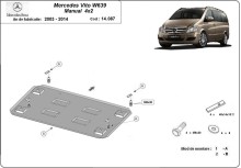 Stalowa płyta pod silnik Mercedes Viano W639 - 2.2 D 4x2 (2003-2014)