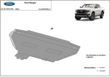 Aluminiowa płyta pod chłodnicę Ford Ranger (2023-2026)