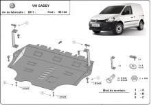 Stalowa płyta pod silnik VW Caddy (2011-2020)