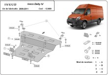 Stalowa płyta pod silnik Iveco Daily 4 (2006-2011)