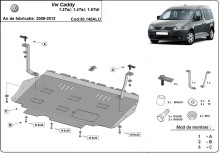Aluminiowa płyta pod silnik Volkswagen Caddy (2009-2012)