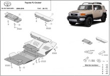 Stalowa płyta pod silnik Toyota Fj Cruiser (2006-2018)