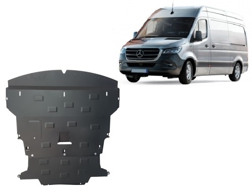 Stalowa płyta pod silnik Mercedes Sprinter-FWD (2018-2026)
