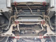 Stalowa płyta pod silnik Mitsubishi Pajero 3 (V60, V70) Vers 2.0 (1999-2007)