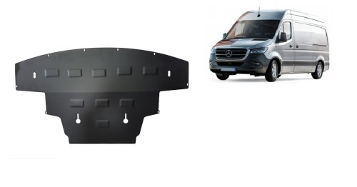 Stalowa płyta pod silnik Mercedes Sprinter-RWD (2018-2026)