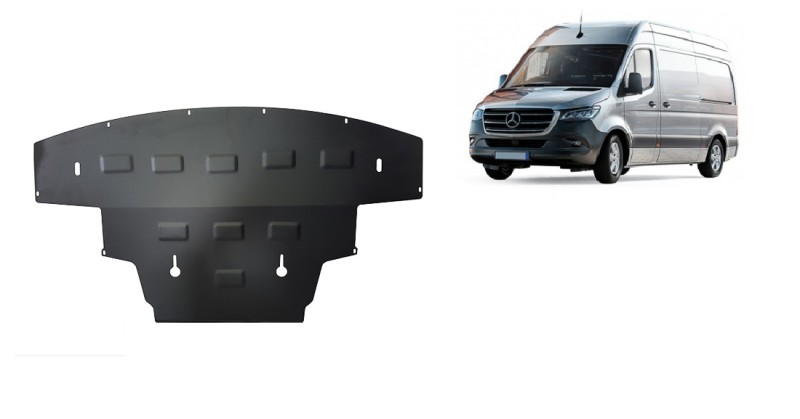 Stalowa płyta pod silnik Mercedes Sprinter-RWD (2018-2026)