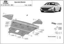 Stalowa płyta pod silnik Hyundai Elantra (2021-2026)
