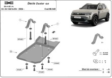 Aluminiowa płyta pod dyferencjał Dacia Duster 4x4 (2024-2026)