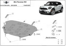 Stalowa płyta pod silnik Mini Paceman R61 (2012-2016)
