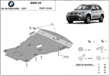 Stalowa płyta pod silnik BMW X5 (2007-2013)