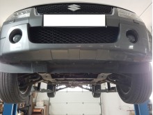 Aluminiowa płyta pod skrzynię biegów i reduktor Suzuki Grand Vitara 2 (2005-2019)