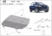 Stalowa płyta pod silnik Volvo XC90 (2002-2014)