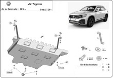 Stalowa płyta pod silnik VW Tayron (2018-2026)