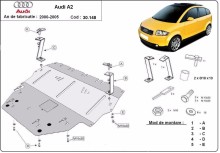 Stalowa płyta pod silnik Audi A2 (2000-2005)