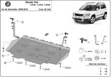 Stalowa płyta pod silnik Skoda Yeti (2009-2012)