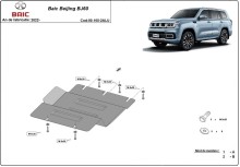 Aluminiowa płyta pod skrzynkę transferową Baic Beijing BJ60 (2022-2026)