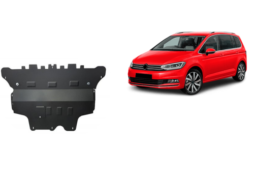 Stalowa płyta pod silnik VW Touran - automatyczna skrzynia biegów (2015-2026)