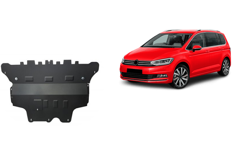 Stalowa płyta pod silnik VW Touran - automatyczna skrzynia biegów (2015-2026)