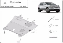 Stalowa płyta pod silnik Nissan Qashqai (2006-2013)