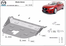 Stalowa płyta pod silnik Mazda Atenza (2013-2026)
