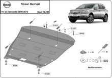 Stalowa płyta pod silnik Nissan Qashqai (2006-2013)