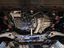 Aluminiowa płyta pod silnik Nissan Interstar (2024-2026)