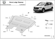 Aluminiowa płyta pod silnik Dacia Lodgy Stepway (2014-2020)