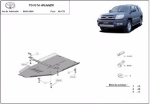 Stalowa płyta pod skrzynię biegów Toyota 4Runner (2002-2009)