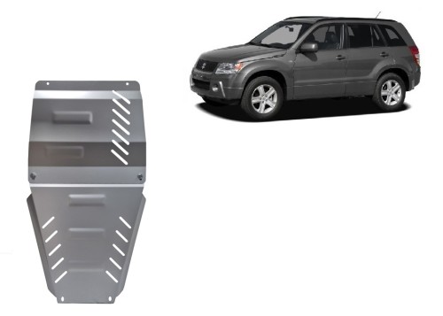Aluminiowa płyta pod skrzynię biegów i reduktor Suzuki Grand Vitara 2 (2005-2019)