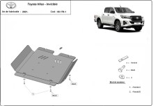 Stalowa płyta pod skrzynię biegów Toyota Hilux Invincible (2021-2026)