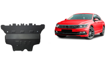 Stalowa płyta pod silnik VW Passat B8 - reczna skrzynia biegow (2014-2023)