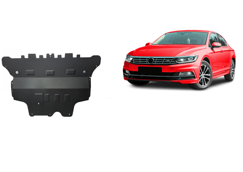 Stalowa płyta pod silnik VW Passat B8 - reczna skrzynia biegow (2014-2023)