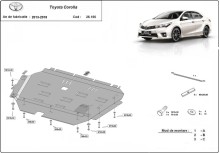 Stalowa płyta pod silnik Toyota Corolla (2013-2018)
