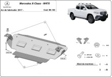 Stalowa płyta pod chłodnicę Mercedes X-Class (2017-2020)
