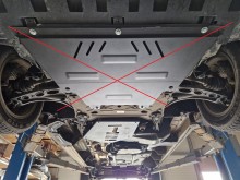 Stalowa płyta pod katalizator Nissan NV300 (2022-2026)