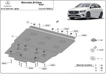 Aluminiowa osłona silnika Mercedes B-Classe (2018-2026)