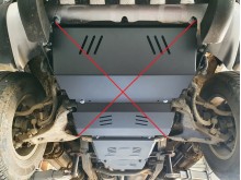Stalowa płyta pod skrzynię biegów Mitsubishi Pajero Sport 2 (2008-2016)