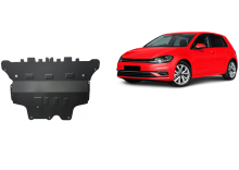 Stalowa płyta pod silnik VW Golf 7 - automatyczna skrzynia biegów (2012-2019)