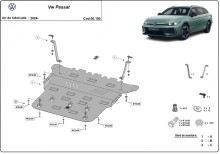 Stalowa płyta pod silnik VW Passat (2024-2026)