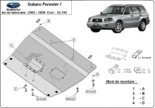 Stalowa płyta pod silnik Subaru Forester 2 (2002-2008)