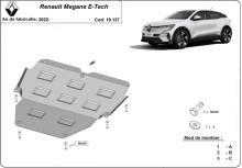 Stalowa płyta pod silnik Renault Megane E-Tech (2022-2026)