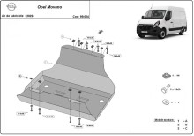 Stalowa płyta pod zbiornik paliwa Opel Movano (2022-2026)