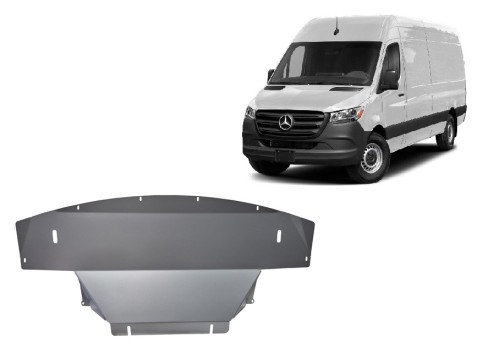 Aluminiowa płyta pod silnik Mercedes Sprinter 907 4x4 (2024-2026)