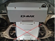 Stalowa płyta pod chłodnicę Isuzu D-Max (2019-2026)