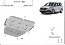 Aluminiowa płyta pod silnik Mercedes EQT (2023-2026)